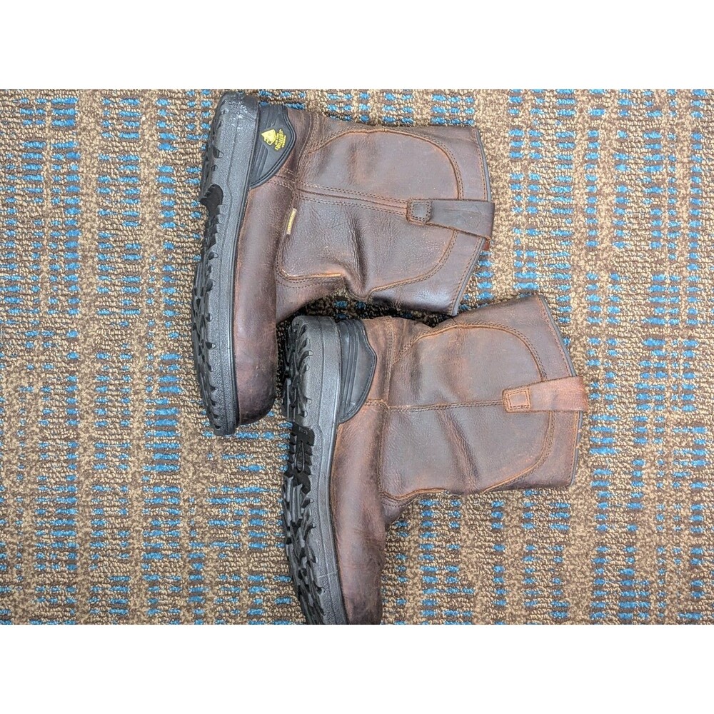 Herman Survivors Men's Bison Waterproof Pull On Steel Toe Work Leather Boots